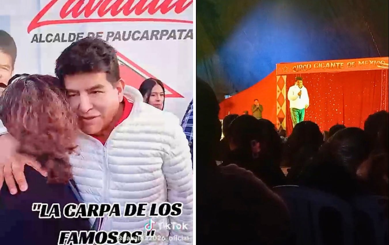 Investigan a candidato de Paucarpata por entrega de entradas gratis para un circo. Foto: Captura de video.