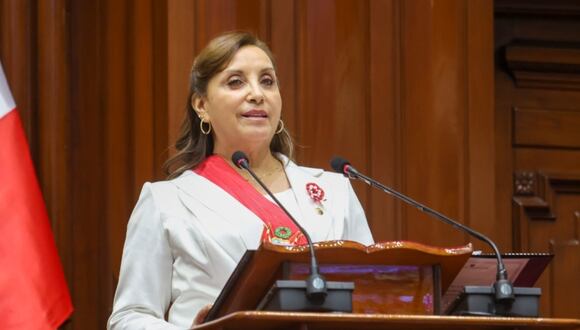 Revisa aquí todos los temas relevantes que mencionó Dina Bolaurte en su primer Mensaje a la Nación. Foto: Presidencia del Perú