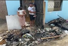 Chincha: incendio arrasa con una humilde vivienda y familia se queda en la calle