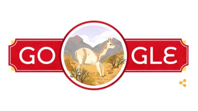 Google publica un doodle para celebrar Fiestas Patrias