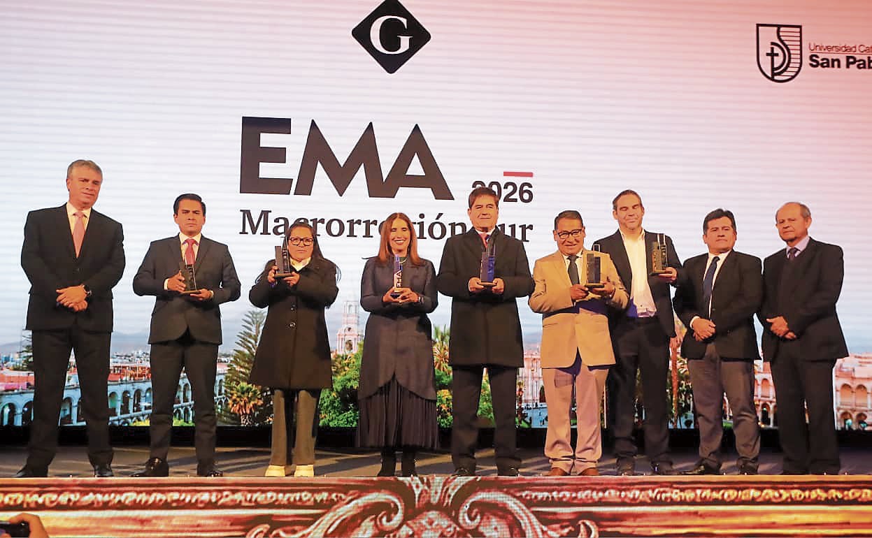 Otorgan Premio EMA 2026 Macrorregión Sur a varias empresas por su perseverancia (Foto: Omar Cruz/@photo.gec)