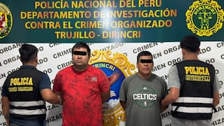 Trujillo: Desarticulan presunta banda delincuencial “Los Chukys” vinculada a casos de extorsión