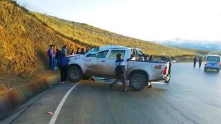 Camioneta se despista y deja cinco heridos en la sierra liberteña