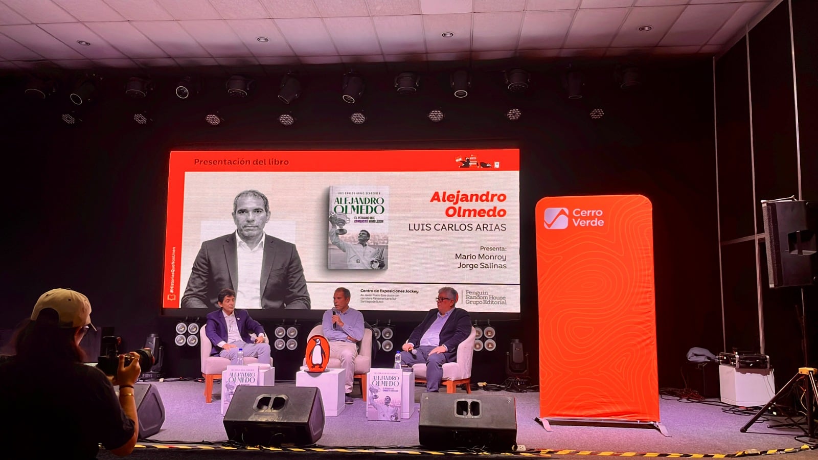 Luis Carlos Arias presentó su proyecto en la FIL de Lima. (FOTO: Difusión)
