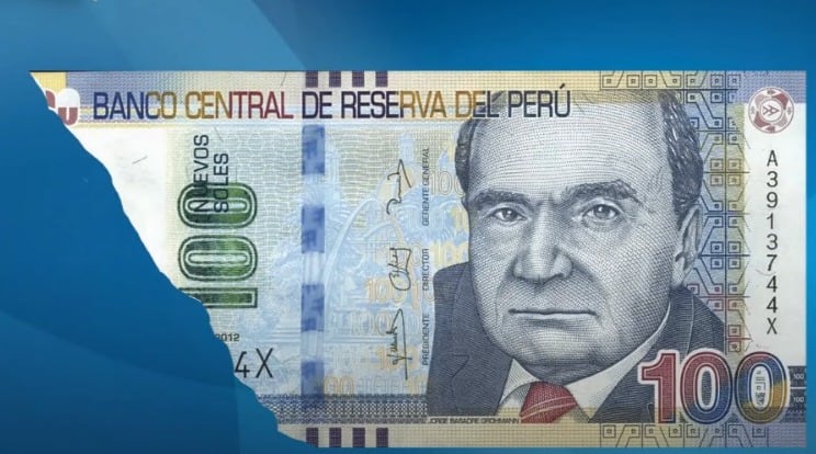 Mucho ojo con los billetes rotos o deteriorados. El BCR te explica qué hacer con ellos. (Foto: BCR / YouTube)