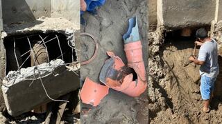 Ica: detectan conexiones clandestinas de fundos agrícolas en el canal La Achirana