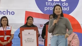Keiko Fujimori: “Yo llevo la voz del pueblo” y reitera que “se me acaba la paciencia”