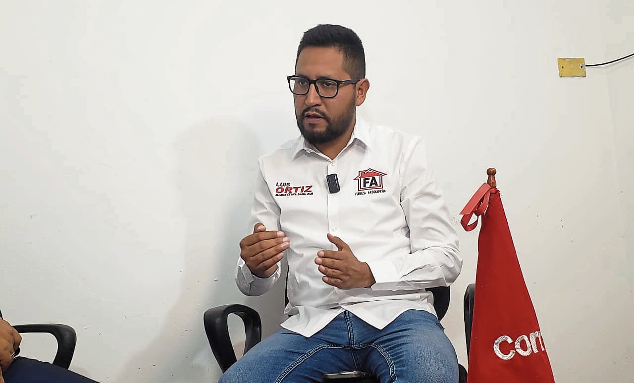 Luis Ortiz Zegarra, candidato a la alcaldía de Mollebaya