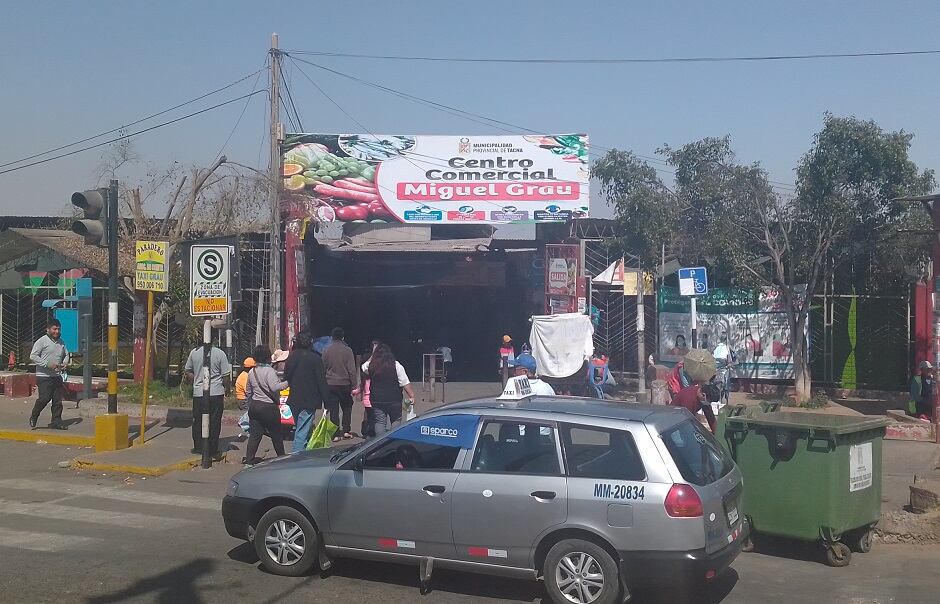 En centro de abastos ubicado en la prolongación Unanue se expende productos al por mayor y menor