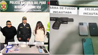 Ica: caen dos personas por presuntos delitos vinculados a drogas y otros ilícitos