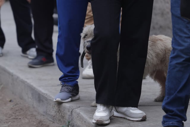 Se apertura las mesas de sufragio en el colegio San Luis Gonzaga de SJM, personas aún tienen quejas por el trabajo del personal de ONPE (Fotos: Julio Reaño/@photo.gec)