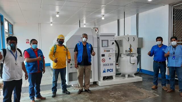 Ponen en marcha nueva planta de oxígeno medicinal en Hospital III Iquitos de Loreto