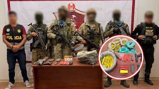 La Libertad: Cupaz decomisa armas y explosivos en bocamina