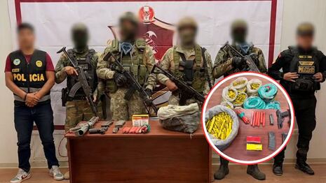 La Libertad: Cupaz decomisa armas y explosivos en bocamina