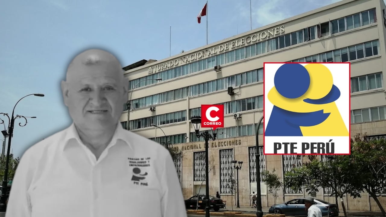 Partido de los Trabajadores debe presentar certificado de defunción de Napoleón Becerra ante JEE. Composición: Diario Correo.