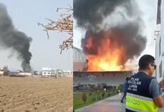 Incendio en Lurín obliga a evacuar a estudiantes de dos colegios por seguridad