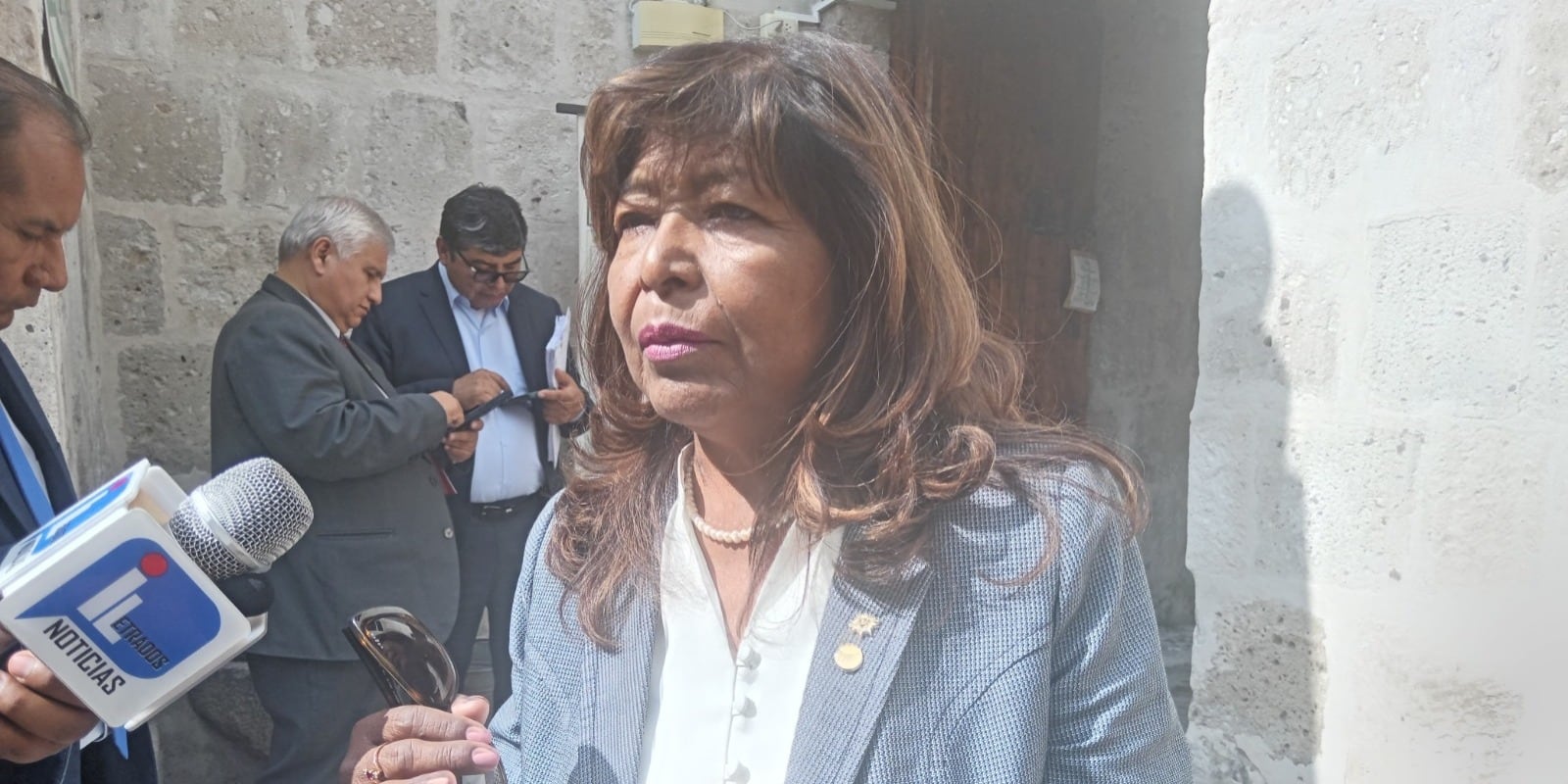 Gerenta regional de Educación, Cecilia Jarita. (Foto: GEC)