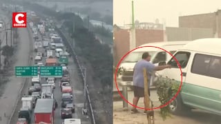 Caos en la autopista Ramiro Prialé: Reportan largas filas de vehículos varados debido a obras