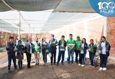Ica: estudiantes de Salas participaron en jornada ambiental en vivero y planta de valorización