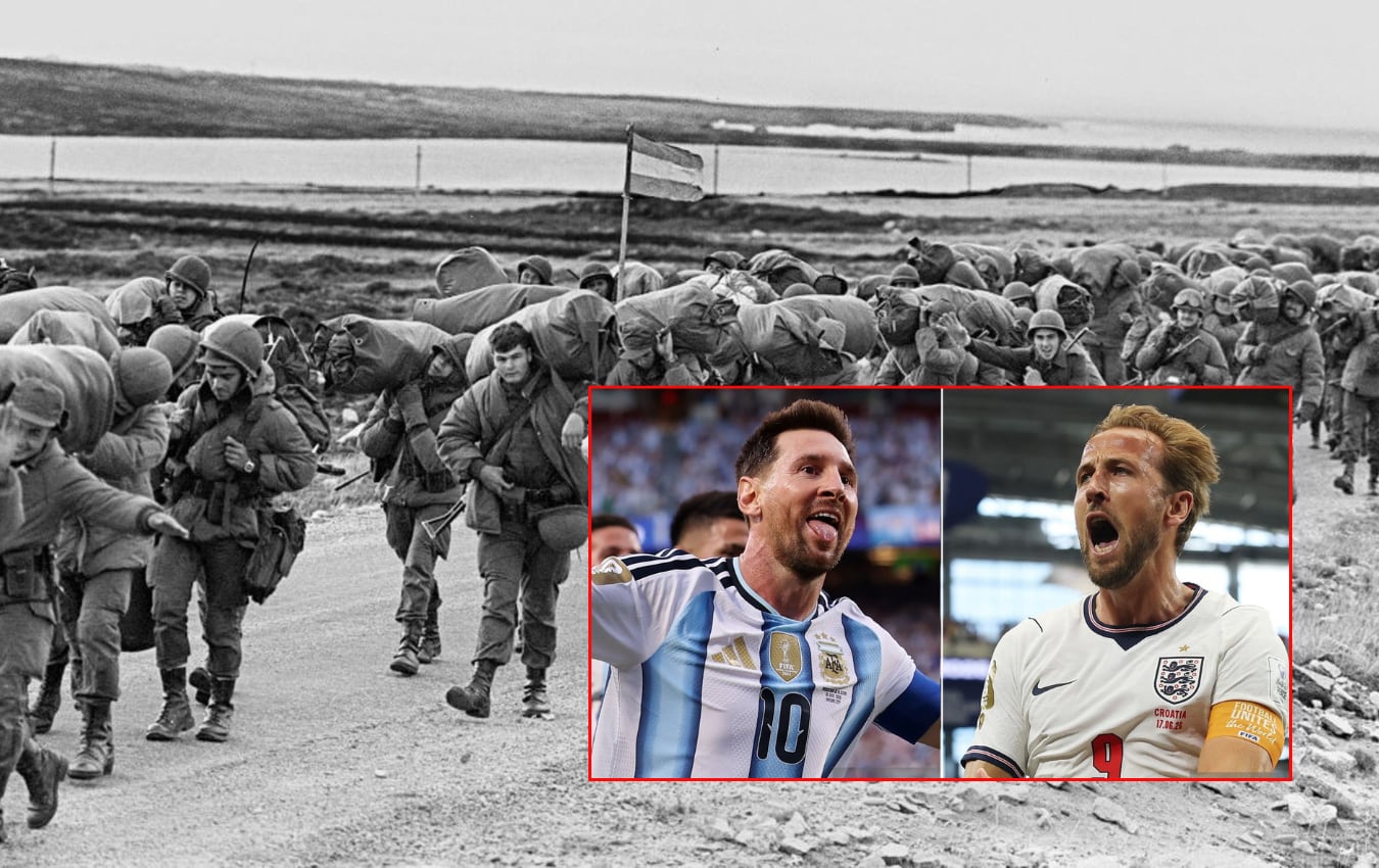 Argentina vs. Inglaterra, el pasado bélico de ambas naciones. Foto: Composición.