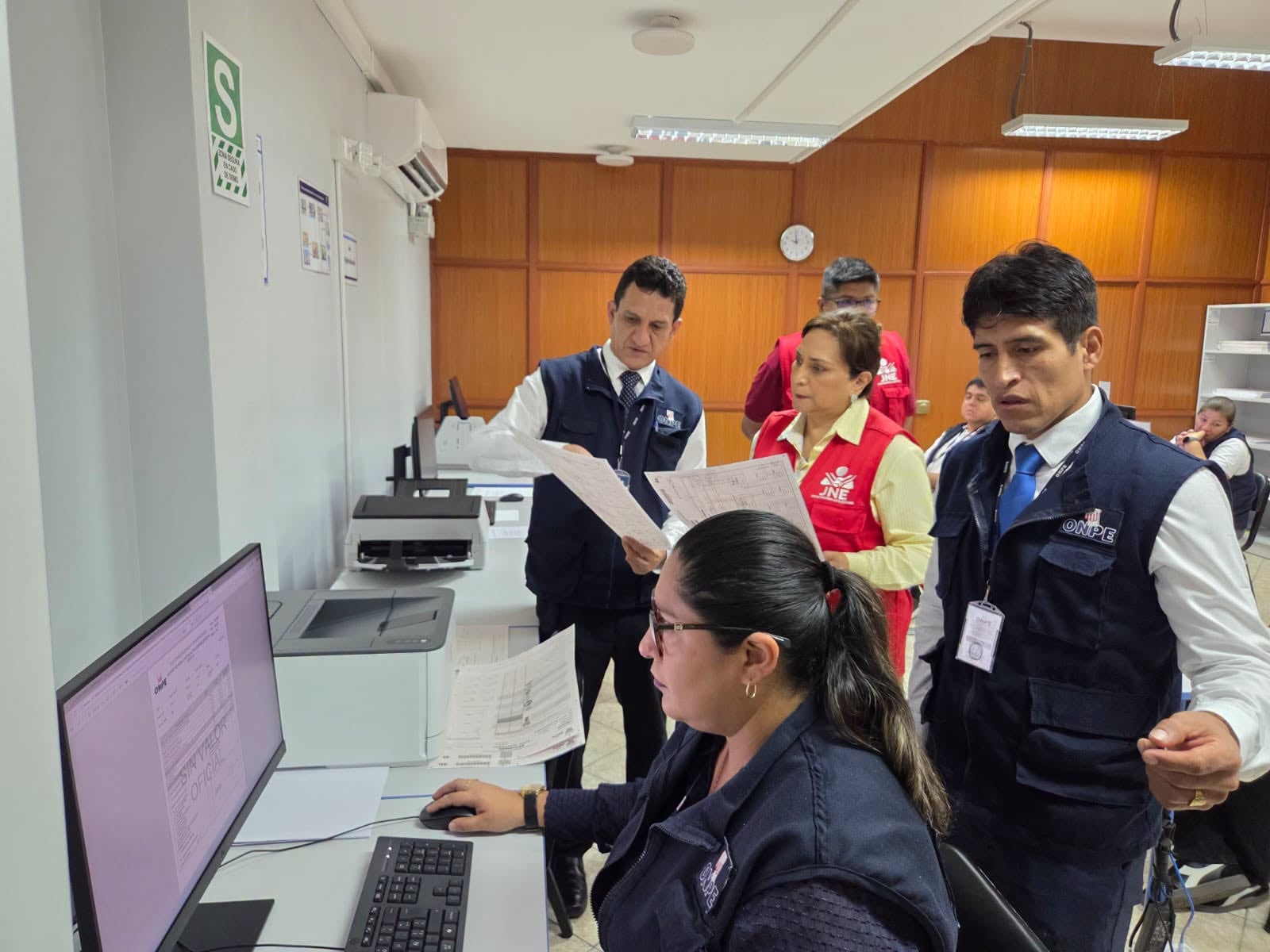 Simulacro del Sistema de Cómputo Electoral rumbo a las Elecciones Regionales y Municipales 2026. ODPE Callao.