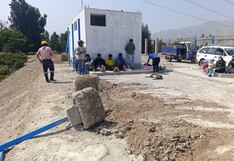 Pisco: ante la falta de pagos proveedores desmantelan lo construido en Humay