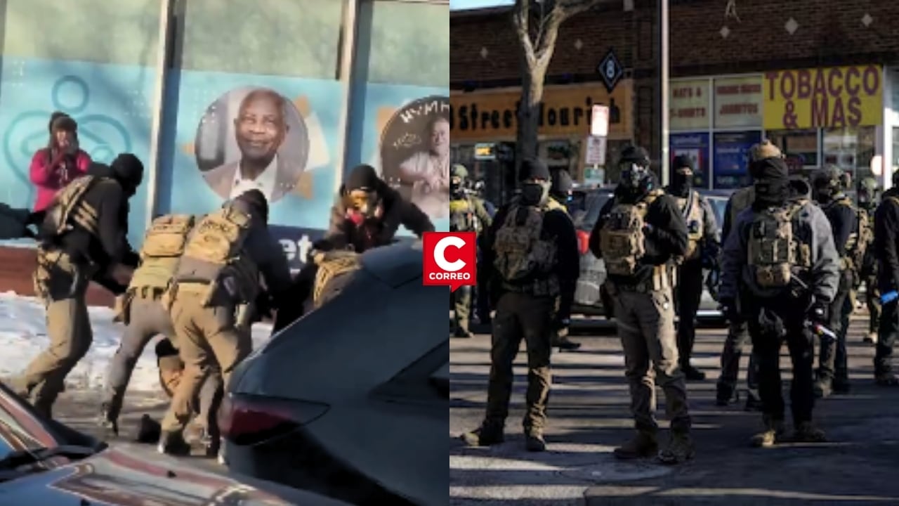 EE.UU: agentes de ICE matan a tiros a un hombre durante redada migratoria en Minneapolis. Composición: Diario Correo.