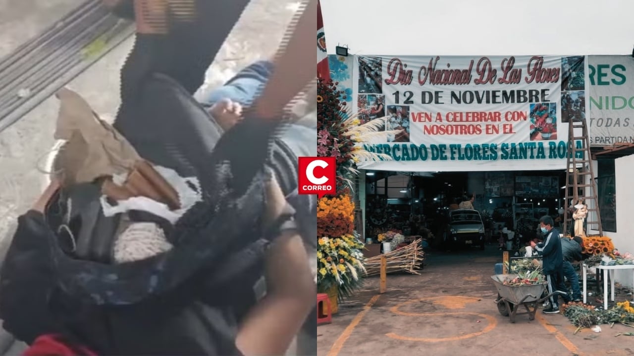 Rímac: PNP desarticula a ‘Los Malditos del Rímac’ cuando intentaban ocupar Mercado Las Flores con dinamita. Composición: Diario Correo.