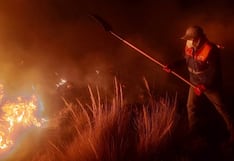 Pasco: controlan incendio forestal tras horas de trabajo en Cochamarca
