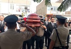 Tragedia en Real Plaza Trujillo: brindan último adiós a efectivo policial, esposa e hija fallecidos (FOTOS)