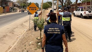 Retiran propaganda electoral cerca a locales de votación en Sullana