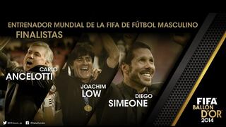 Estos son los elegidos por la FIFA para el mejor entrenador del año