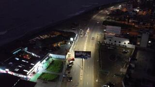 La Libertad: Balneario de Huanchaco cuenta con una mejor iluminación LED