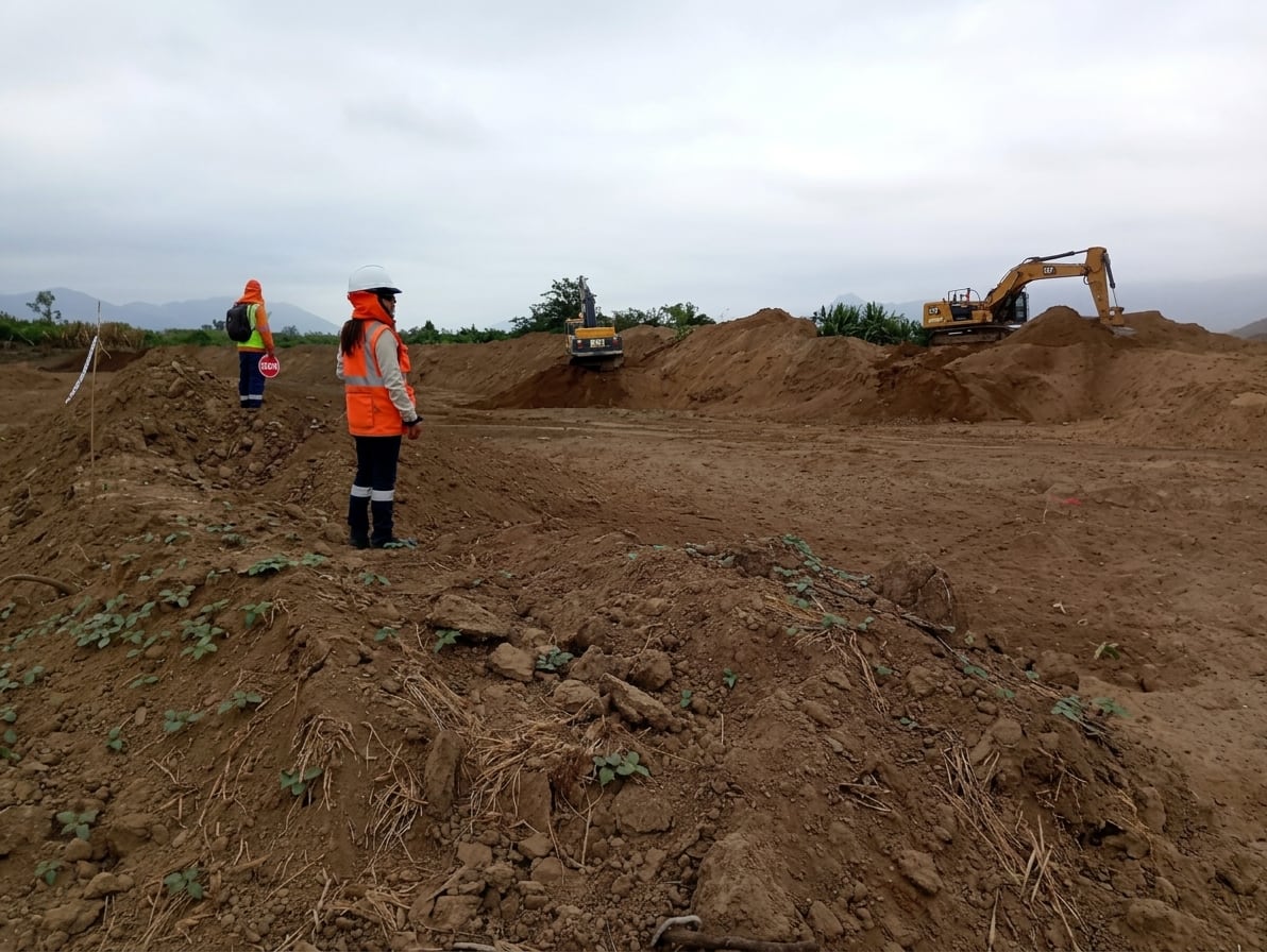 ANIN ejecuta obras de prevención en los ríos Zaña y Olmos.
