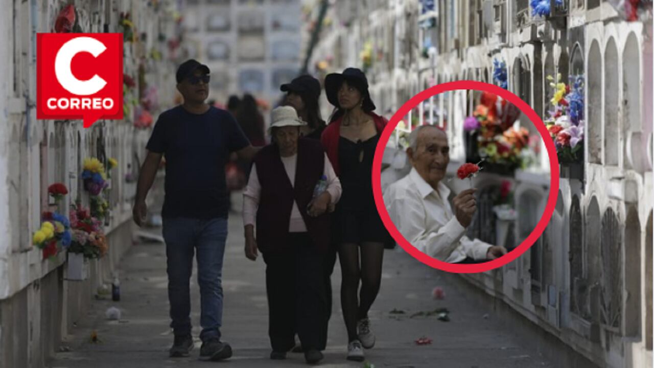 Visitan a sus seres queridos en el cementerio El Ángel. (Fotos: César Bueno @photo.gec)