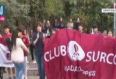 Surco: Deportistas protestan por cierre de academia de natación