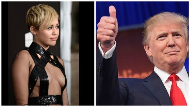 ​Miley Cyrus amenazó con irse de su país si Donald Trump es presidente