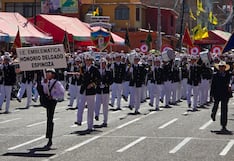 Arequipa: Reviva el desfile escolar en Cayma por Fiestas Patrias (FOTOS y VIDEO)