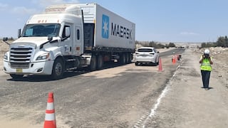 Ica: MTC restablece tránsito en la Panamericana Sur tras culminar rehabilitación en Ocucaje