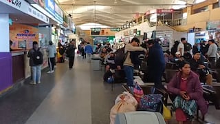 Pasajes se duplican en el terminal de Arequipa en Semana Santa