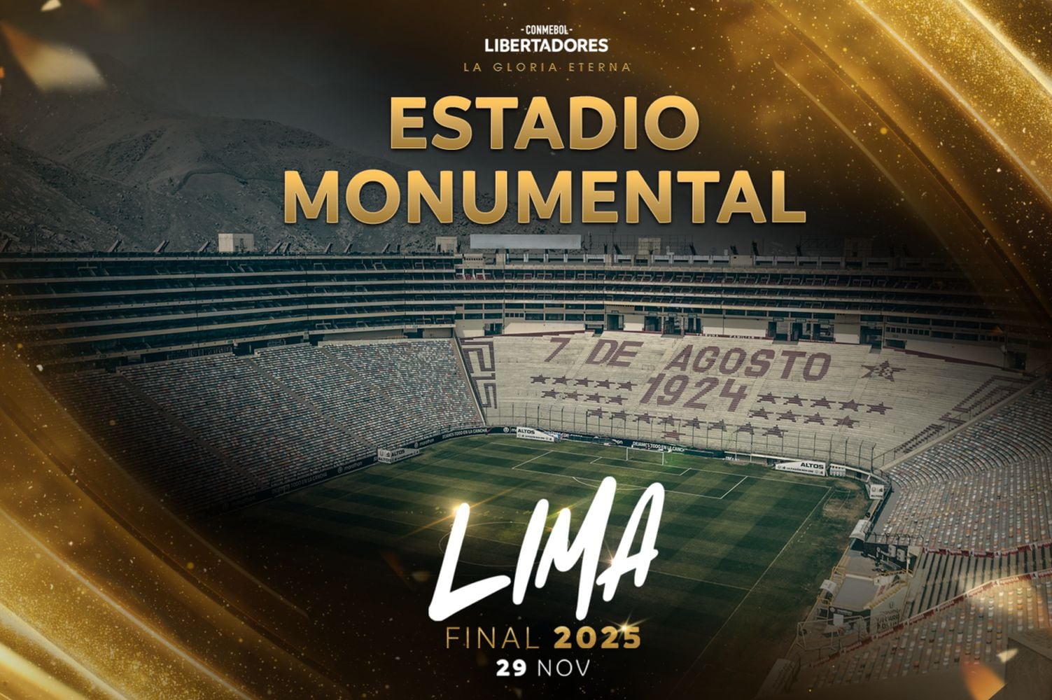 El Monumental se alista para ser sede de la final por segunda vez, como en el 2019. (Foto: Conmebol)
