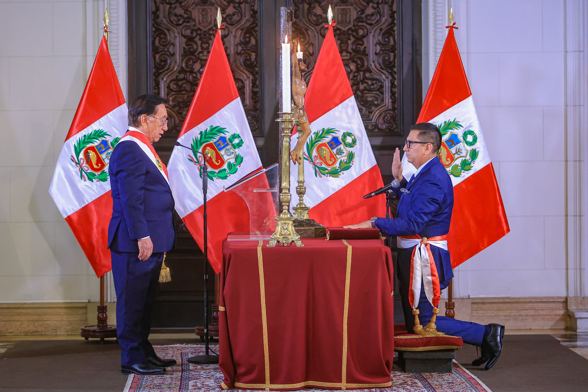 Nuevo titular de Trabajo, Freddy Solano González. (Foto: Presidencia)
