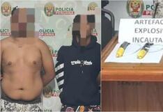 Pisco: joven de 18 años y menor tenían drogas y hasta dinamitas