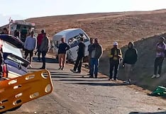 Arequipa: Múltiple choque en la carretera Cerro Verde deja varios heridos leves (VIDEO)