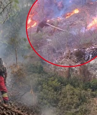 Incendios forestales se podrían presentar en nueve regiones del país. Composición: Diario Correo.