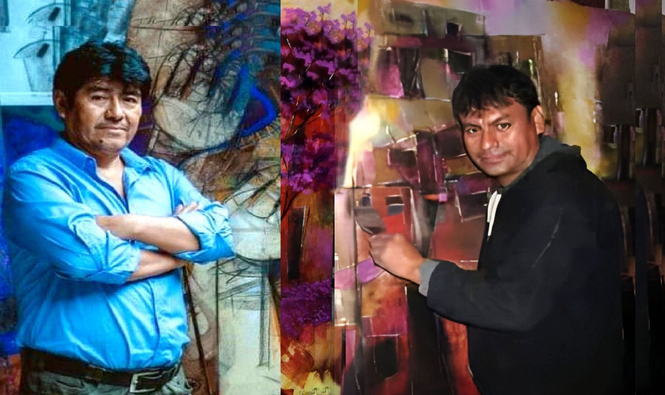 Wilmer Lalupú Flores y Joaquín Ramos Alarcón llevan su Proyecto "Expresiones del alma".