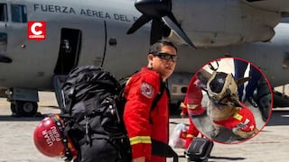 Bomberos peruanos ya llegaron a Venezuela y se suman a las arduas labores de rescate (FOTOS)