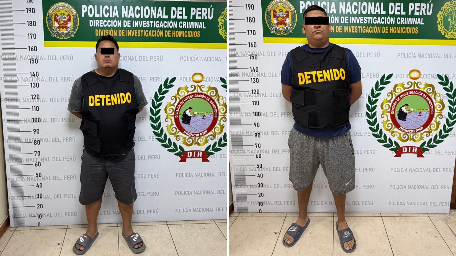 Detenidos registraban antecedentes policiales. Foto: PNP.