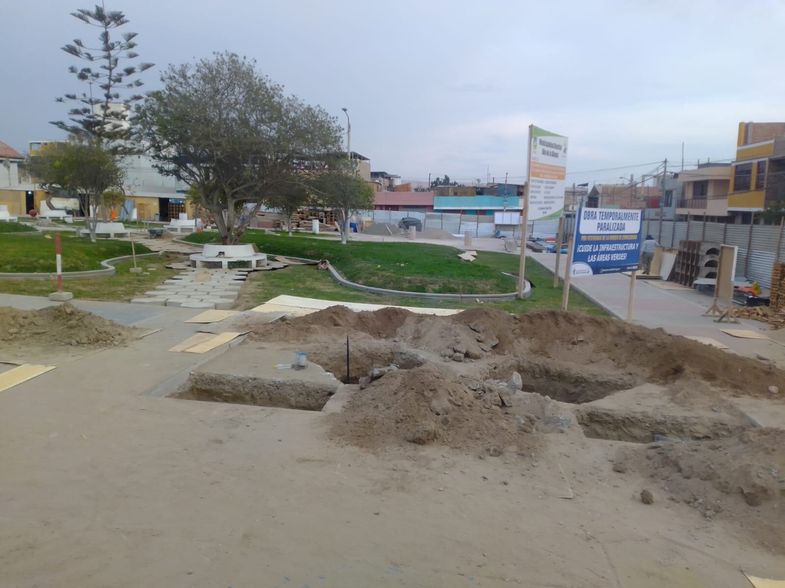 Obra debía entregarse en julio del presente año pero continúa en ejecución. (Foto: Correo)