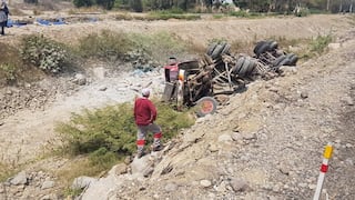 Estibador pierde la vida tras despiste de tráiler en el sector "El Badén" (FOTO) 